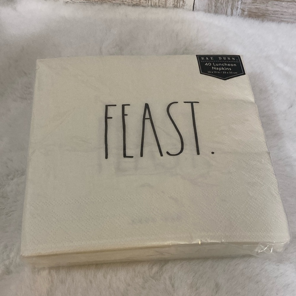Rae Dunn Feast Napkins